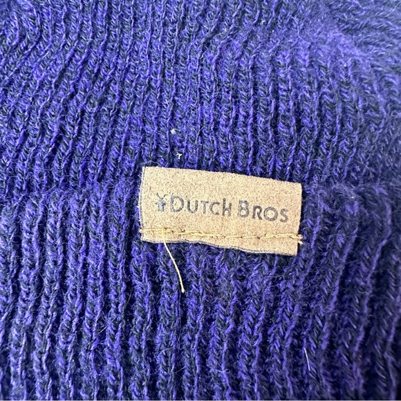 Dutch Bros Navy Blue Knit Beanie RARE DB 1992 - Picture 4 of 4